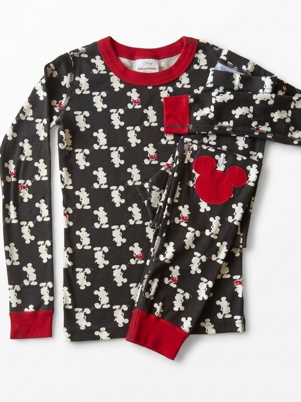 Hanna Andersson Disney Mickey Mouse Pajama Set Organic Cotton Size 8